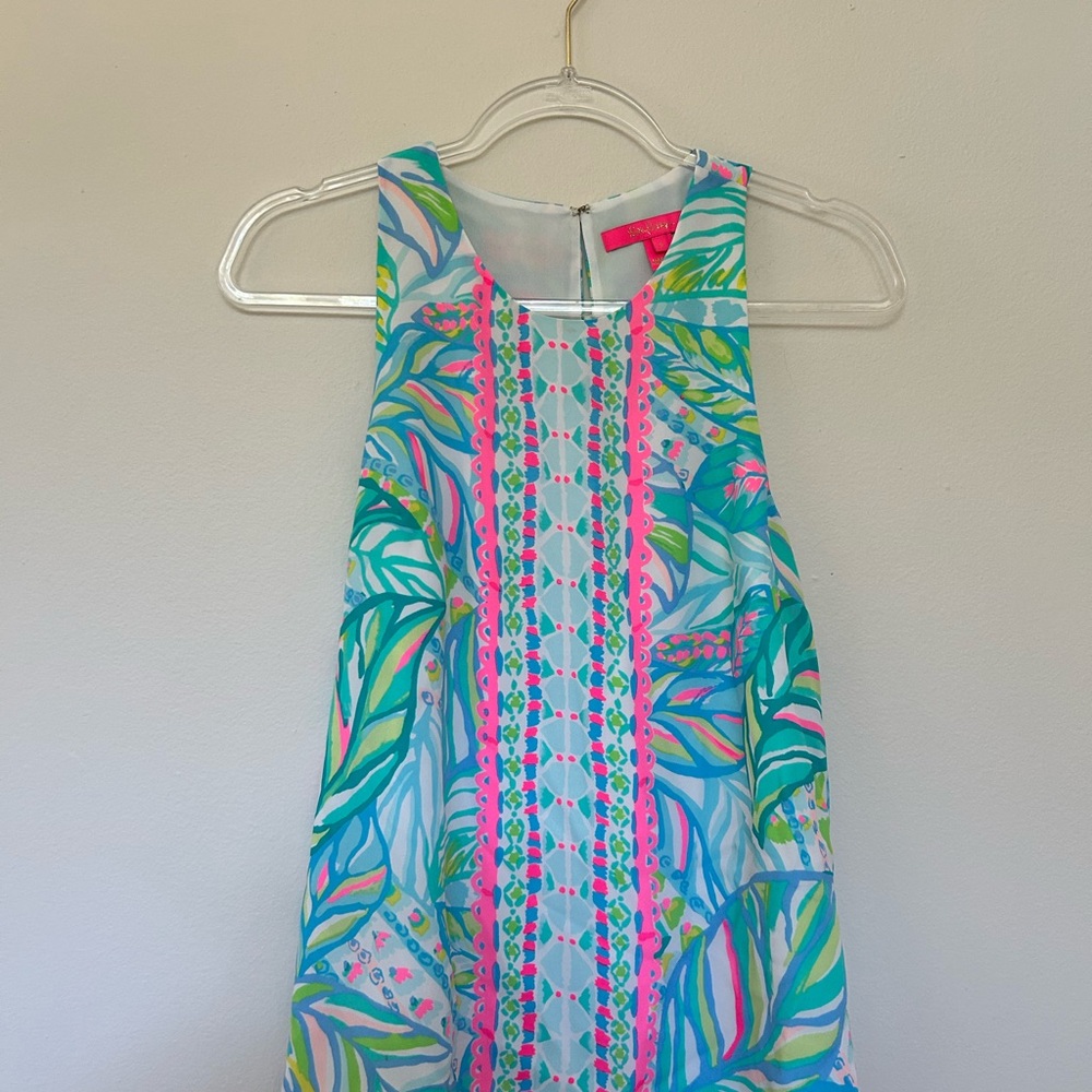 Lilly Pulitzer Lyle Tank Top in Multi Maraca My World Print – Size Small